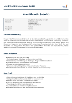 Pdf für Kranführer/in (m/w/d)