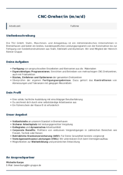 Pdf für CNC-Dreher/in (m/w/d)