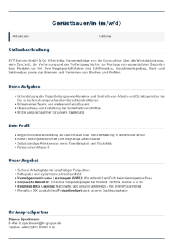 Pdf für Gerüstbauer/in (m/w/d)