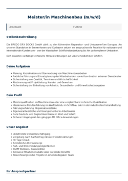 Pdf für Meister/in Maschinenbau (m/w/d)