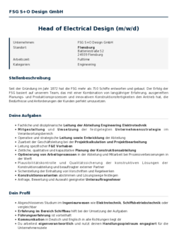 Pdf für Head of Electrical Design (m/w/d)
