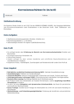 Pdf für Korrosionsschützer/in (m/w/d) 