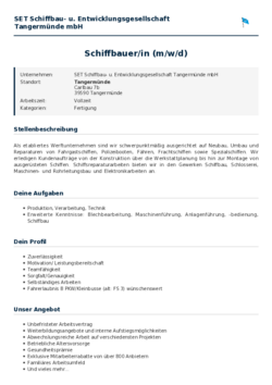 Pdf für Schiffbauer/in (m/w/d)